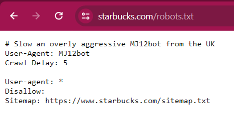 Exemple de Robots.txt